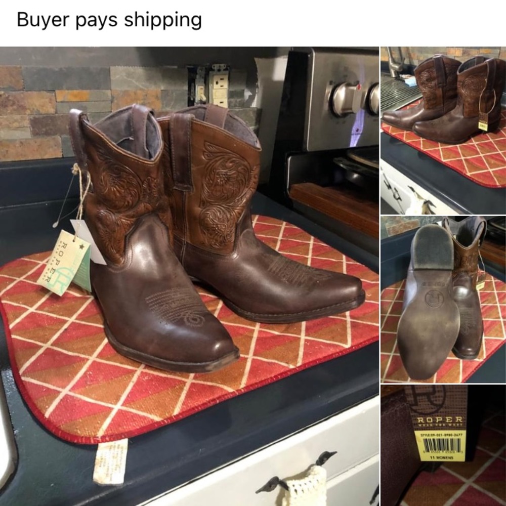 Roper NWT Western Cowboy Boots size 11